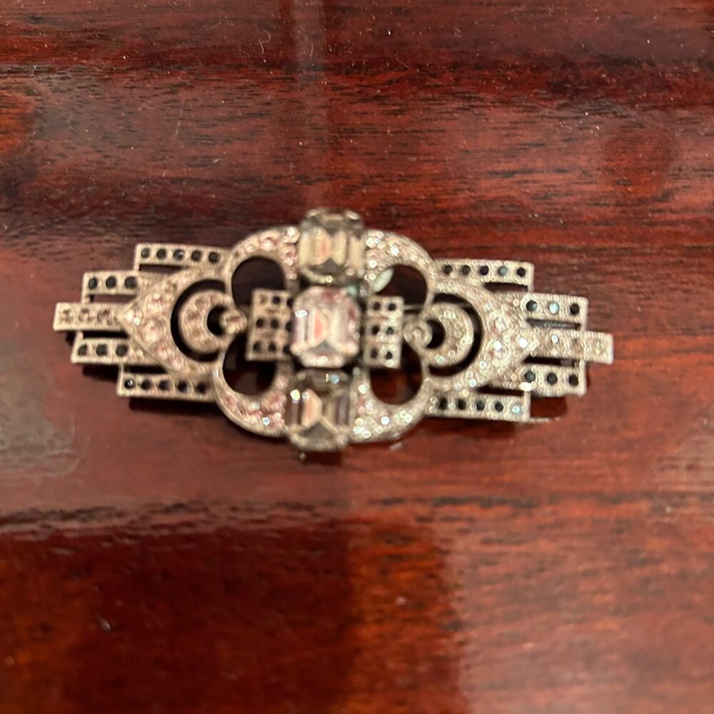 costume jewelry pin made in West Germay